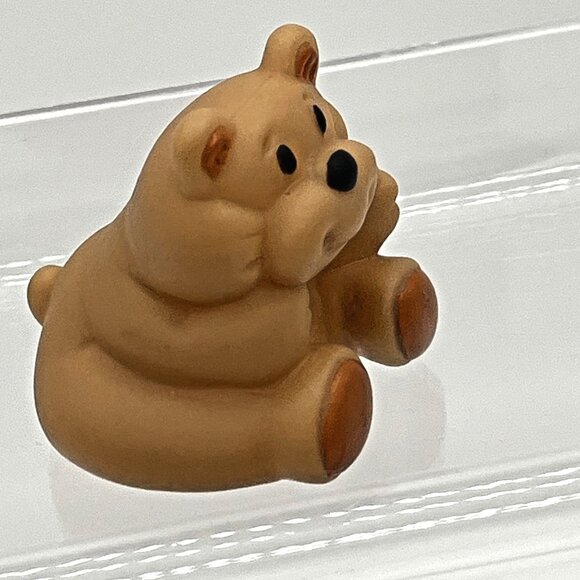 Fisher Price Rumple Bear 1994 Dollhouse Figure Vintage Pretend Play 1.75 Vintage - Picture 2 of 6